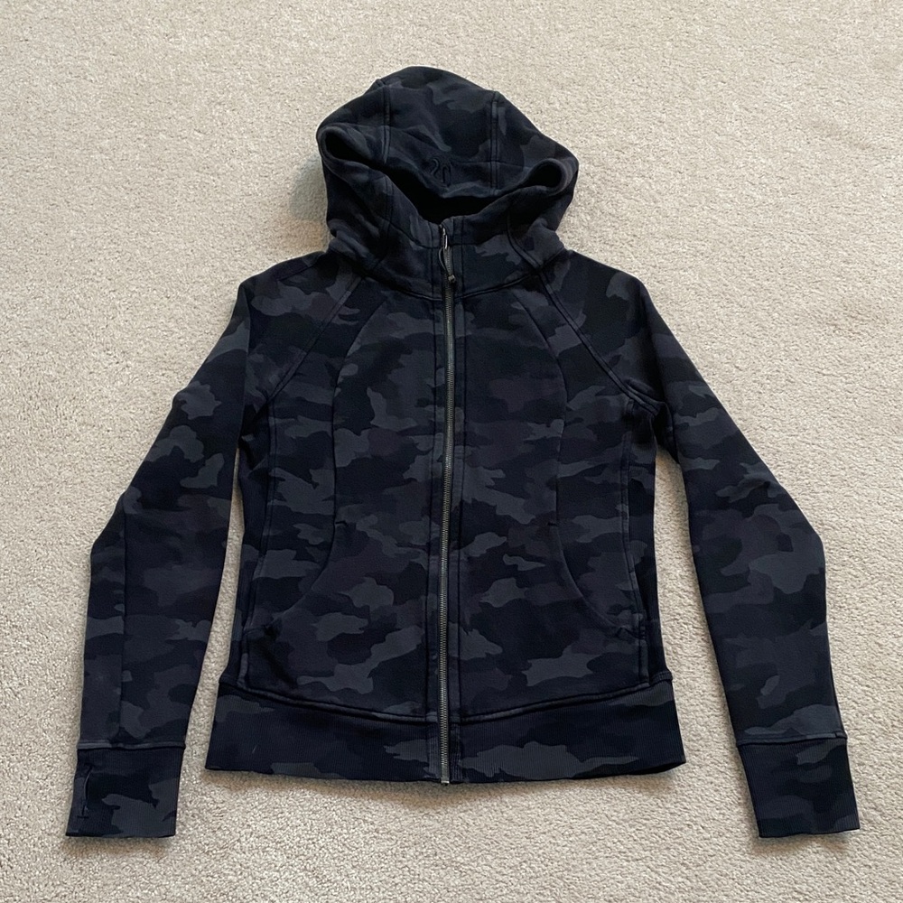 Lululemon Black Camouflage Jacket